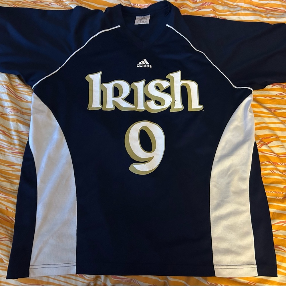 Vintage Adidas Notre Dame Fighting Irish Lacrosse Jersey - Size “Men’s” XL